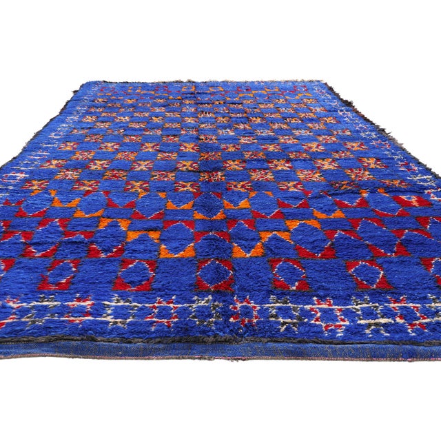 Tribal Vintage Beni M'Guild Moroccan Rug, 06'01 X 12'03 For Sale - Image 3 of 10