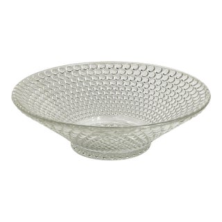 Mid Century Hobnail Bowl or Centerpiece For Sale
