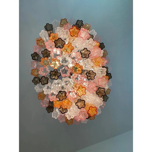 Tronchi Murano Glass Chandelier in Venini Style by Simoeng for Simoeng For Sale - Image 10 of 14