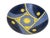 2000 - 2009 Large 13" Postmodern Geometric Sgraffito Ceramic Centerpiece Bowl by Cindy Walker (2003) For Sale - Image 5 of 8