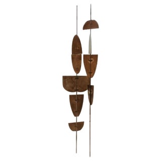 Fixings of Brass Shutters by Mylene Niedzialkowski, Set of 6 For Sale