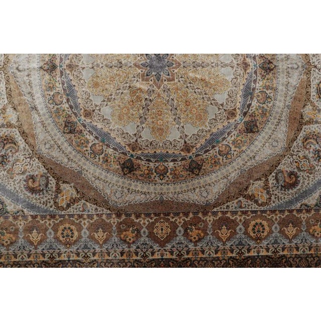 Modern Rug & Kilim’s Modern Turkish Rug With Stately Central Medallion in Brown Hues For Sale - Image 3 of 9
