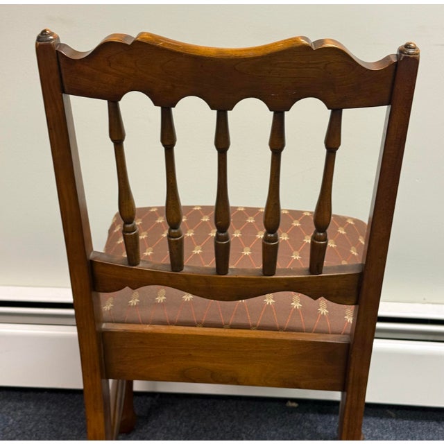 Late 20th Century Pennsylvania House Solid Cherry Dining Chairs - Set of 5 For Sale - Image 10 of 12