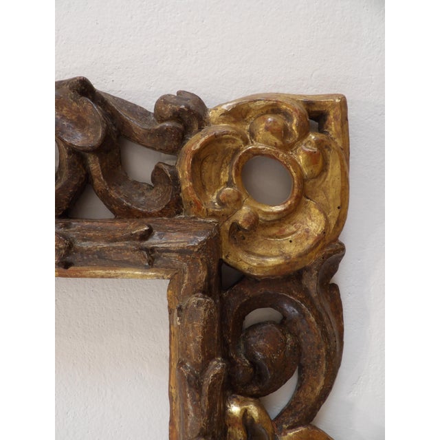 Gilded and Bronzed Wooden Frame, Central Italy, 1600s For Sale - Image 13 of 18