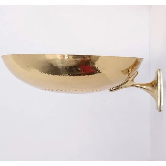 Brass Wall Lamp from a German Theatre, 1930s For Sale - Image 4 of 9