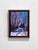 This mixed media piece captures a serene winter landscape, where snow blankets a pathway framed by trees adorned with...