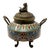Early 20th Century Bronze Cloisonné Censer For Sale