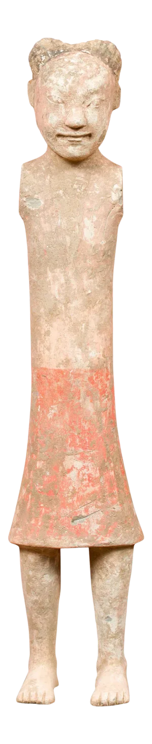 206 BC-24 AD Western Han Dynasty Chinese Original Polychromy Figurine