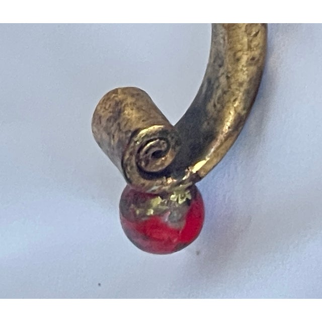 Italian Gilt Metal Round Harlequin Side, Table Mirrored Top For Sale - Image 13 of 14