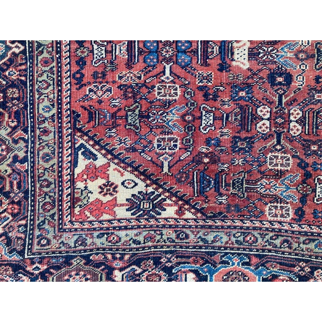 Antique Ferahan Rug in Wool, 1890s For Sale - Image 4 of 15