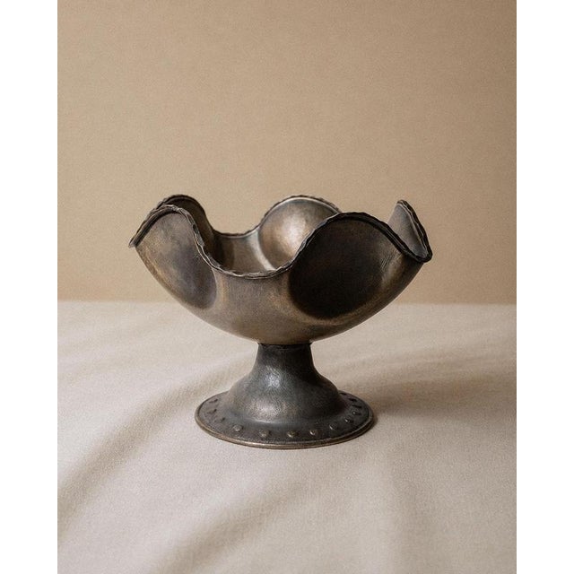 Vintage Silver-Plated Copper Bowl, 1950s For Sale - Image 12 of 12