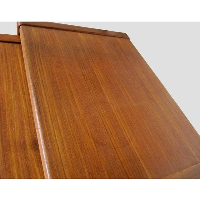 Danish Nesting Tables in Teak by Svend A. Madsen for Karl Lindegaard Denmark, 1960s, Set of 3 For Sale - Image 4 of 7