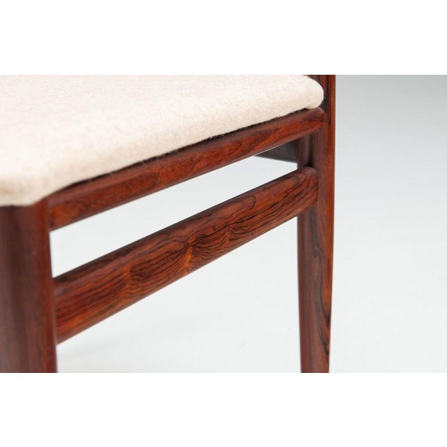 Dining Chairs in Rosewood by Erling Torvits for Sørø Stolefabrik, Denmark, 1960, Set of 6 For Sale - Image 12 of 15