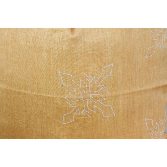 Chiffon Citalee Aztec Block Print Pillow For Sale - Image 4 of 8