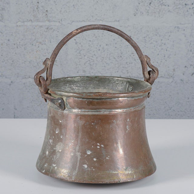 20th Century Copper Bucket Boiler Bowl, 1890s For Sale - Image 9 of 9