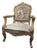 Gilt-Wood and Tapestry Fabric Chair For Sale