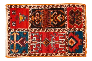 Berber Rug Six Panel Abstract Designs