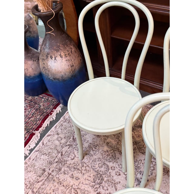 Thonet Inspired Bentwood Cafe Chairs, Pair For Sale - Image 9 of 12