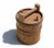 Brown 19th Century Chinese Wine Barrel Jujube Wood Iron Bands For Sale - Image 8 of 13