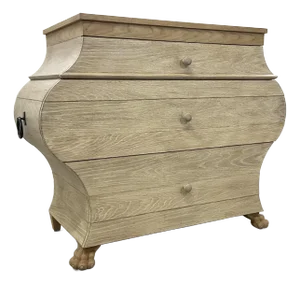Jonathan Charles Organic Modern Gatcombe Bombe Chest of Drawers