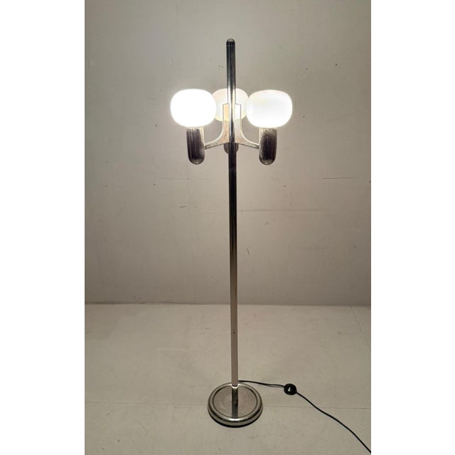 Mid-Century Modern Floor Lamp by Gaetano Sciolari, Italy, 1970s For Sale - Image 4 of 18