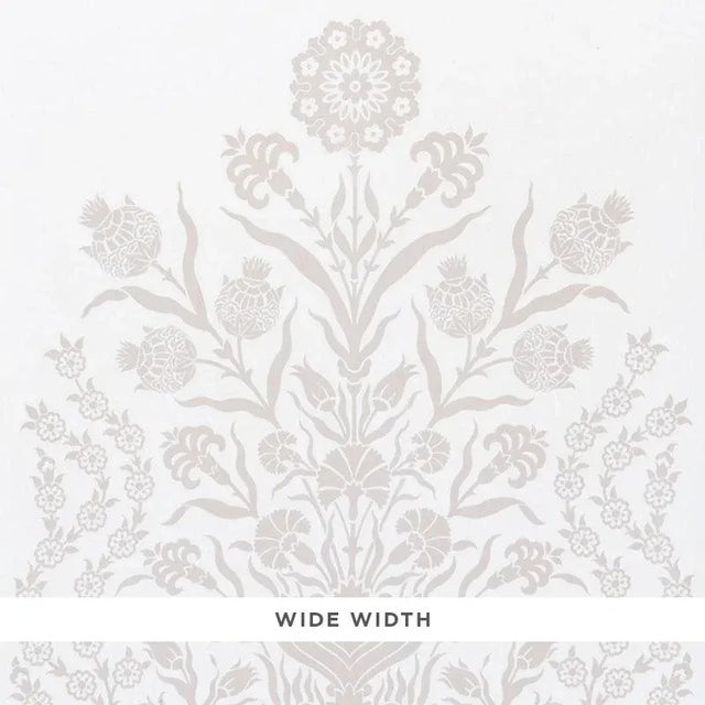 This printed sheer fabric derives its floral pattern from Iznik pottery. The pattern is railroaded so that it can be used...