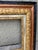 Vintage Mid 20th Century Ornate Wooden Black and Gold Gilt Picture or Mirror Frame For Sale In Orlando - Image 6 of 10
