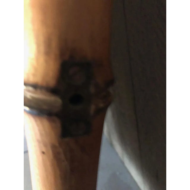 Antique Faux Bamboo Mirror For Sale - Image 5 of 7