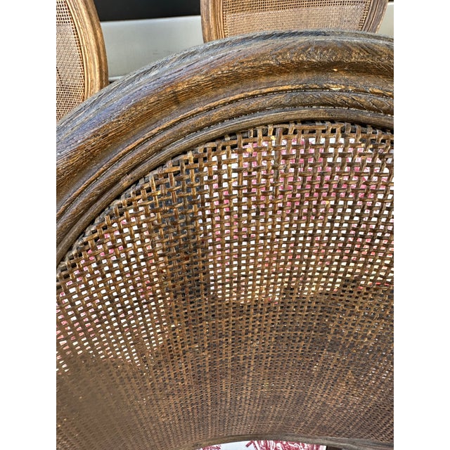 Restoration Hardware Cane Back Dining Chairs, Set of 6 For Sale - Image 9 of 11