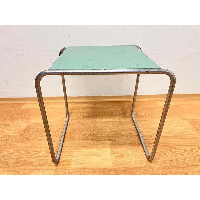 Bauhaus Chrome B9 Nesting Table attributed to Marcel Breuer, 1930s For Sale - Image 10 of 11