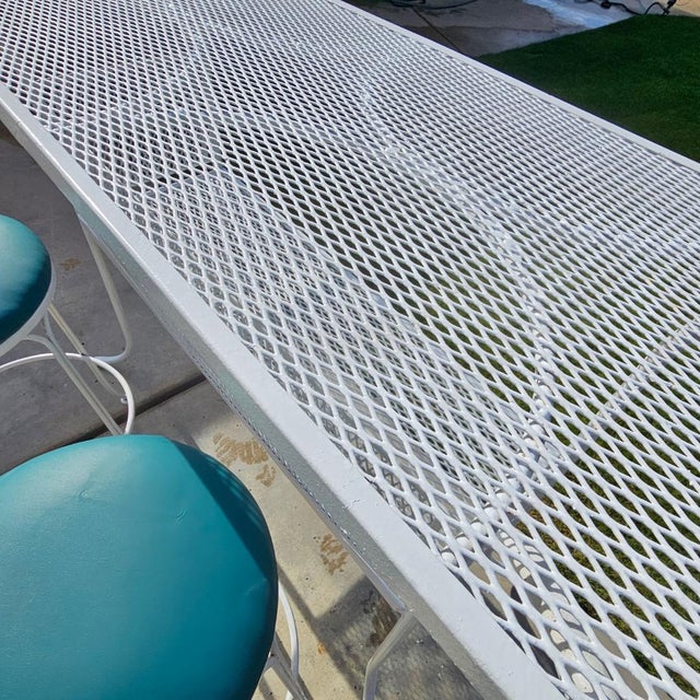 Metal 1970s Mid Century Patio Bar Set For Sale - Image 7 of 17