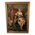 19th-Century Signed Orientalist Oil Painting — Woman & Attendant, Signed "Roma" For Sale