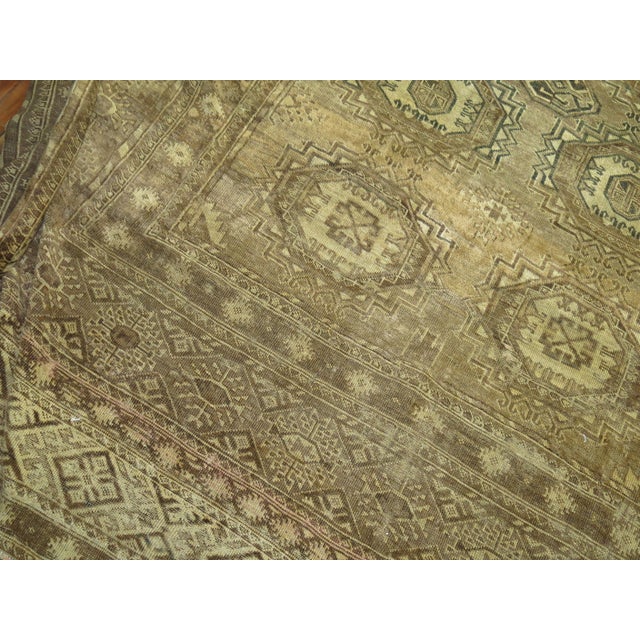 Islamic Zabihi Collection Tribal Oversize Antique Ersari Carpet - 13'10" x 23'5" For Sale - Image 3 of 12