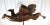 Wood Antique Large Wood Carved Angel W/Trumpet Paper Mache Mold For Sale - Image 7 of 13
