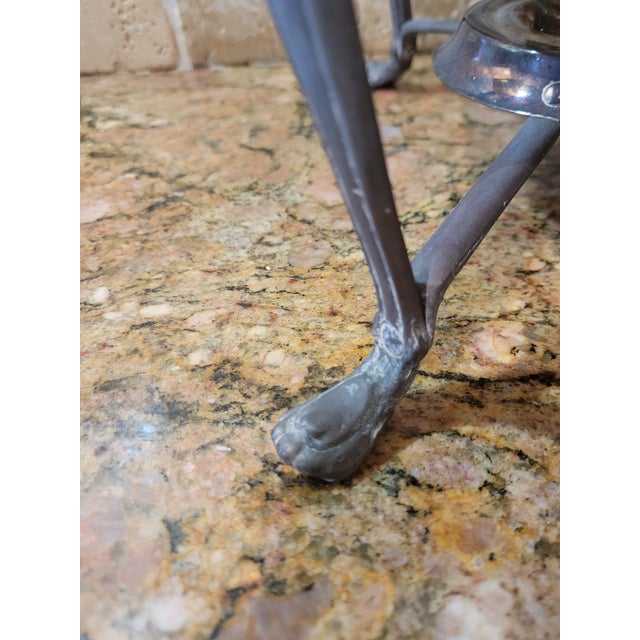 Mid 20th Century Vintage Sheridan Chafing Dish Stand For Sale - Image 5 of 12