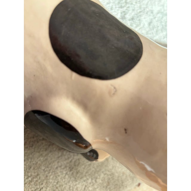 Chinese Cizhou-Ware Porcelain Cat Pillow, 19th Century For Sale - Image 9 of 11