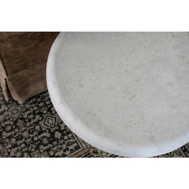 Italian Marble Side Tables For Sale In Washington DC - Image 6 of 9