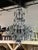 Large Vintage Smoke Crystal 24 Light Chandelier For Sale - Image 9 of 9