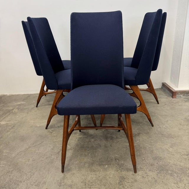 Chairs by Melchiorre Bega, Set of 6 For Sale - Image 6 of 18