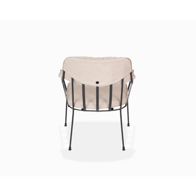 Black Vintage Mid Century Patio Chairs by Paul Laszlo for Pacific Iron For Sale - Image 8 of 10