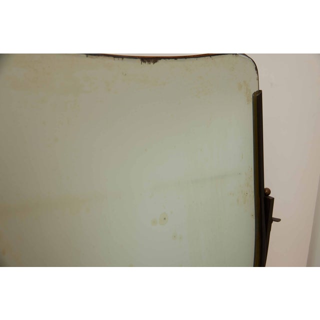 Antique Italian Table Mirror With Marble Base For Sale - Image 4 of 11
