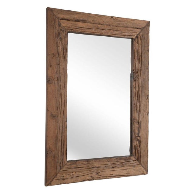 Large Rustic Mirror For Sale - Image 4 of 7