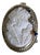 1940s 14k Gold Edwardian Style Shell Cameo Habillé Convertible Brooch Pendant For Sale