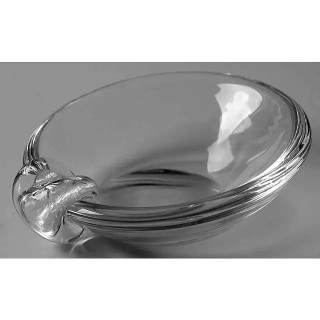 Glass New in Box Steuben Clear Crystal Mid-Century Ashtray Designed by George Thompson Vtg. For Sale - Image 7 of 13