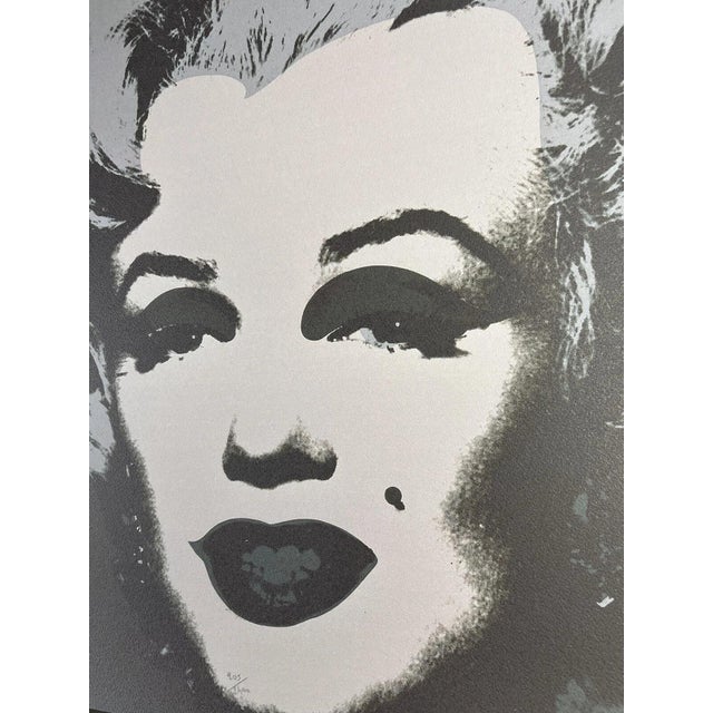 Andy Warhol 1986 Carnegie Museum of Art After Andy Warhol "Marilyn Monroe" Lithograph For Sale - Image 4 of 10
