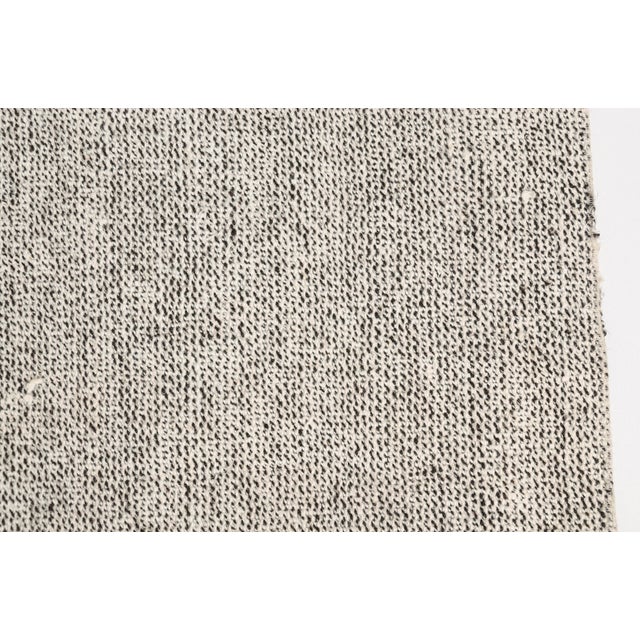 Textile Oushak Vintage Grey Kilim Runner For Sale - Image 7 of 11