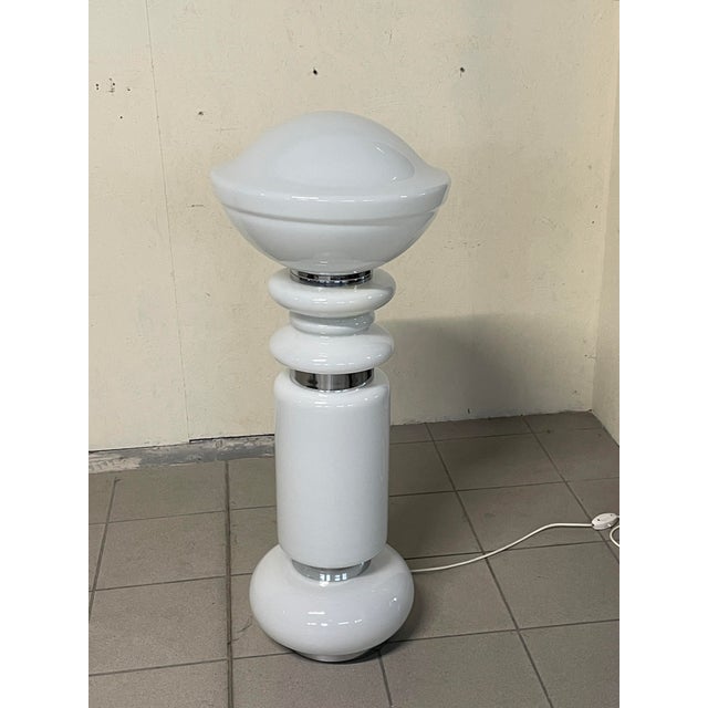 Glass Birillo Floor Lamp from AV Mazzega, 1970s For Sale - Image 10 of 15