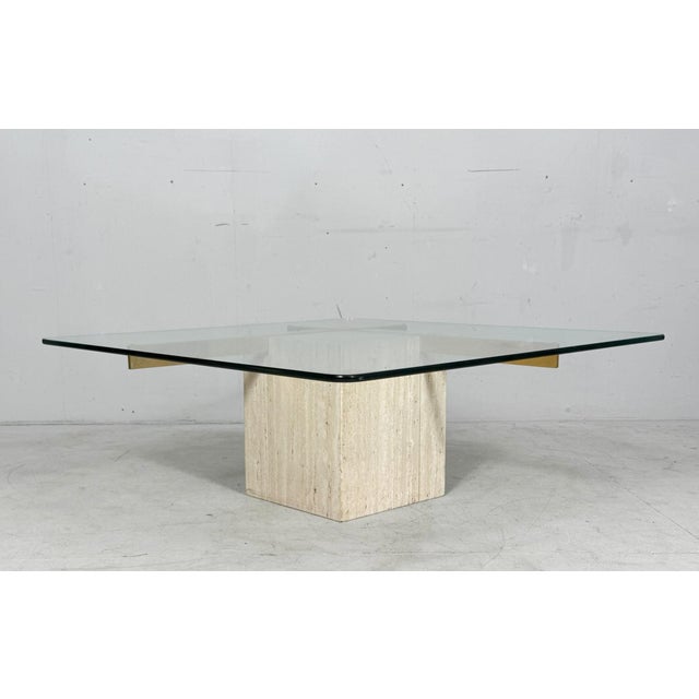Artedi Travertine Coffee Table, Italy, 1970s For Sale - Image 12 of 18