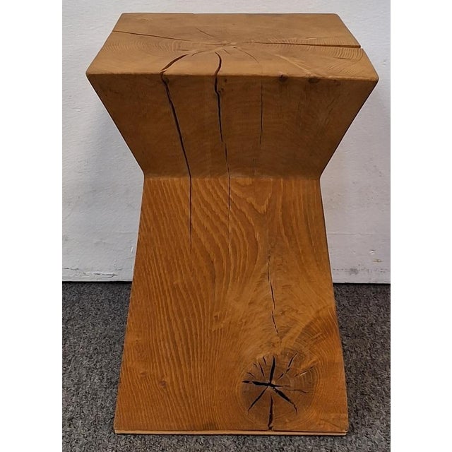 Brown In the Style of Christian Liaigre Wood Nagato Side Table (Set of 2) For Sale - Image 8 of 9
