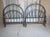 Vintage Twin Headboard Footboard and Rails Dark Green New Paint From the 1940s - Set of 2 For Sale - Image 10 of 13